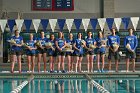 Swimming Senior Day  Wheaton College Women's Swimming & Diving seniors were honored on Senior Day prior to the team’s duel meet against Babson, January 11, 2020. - Photo By: KEITH NORDSTROM : Wheaton, Swimming, Senior Day